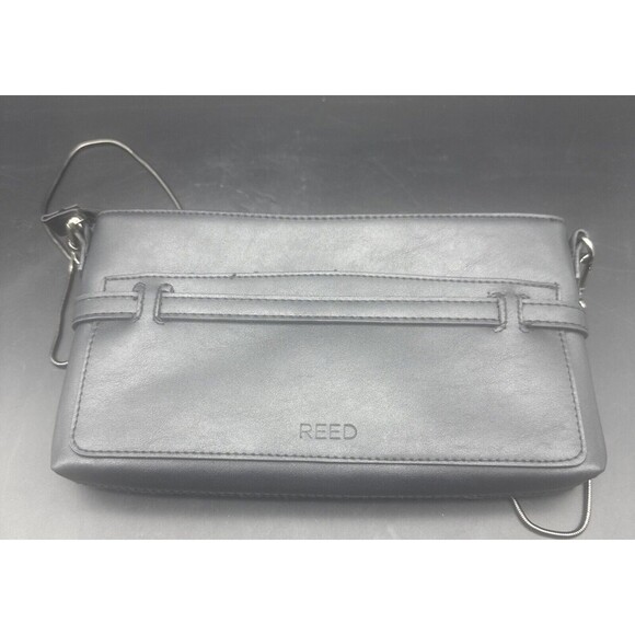 Reed Krakoff BLACK Clutch Handbag Crossbody Pockets Removeable Strap - Picture 7 of 16